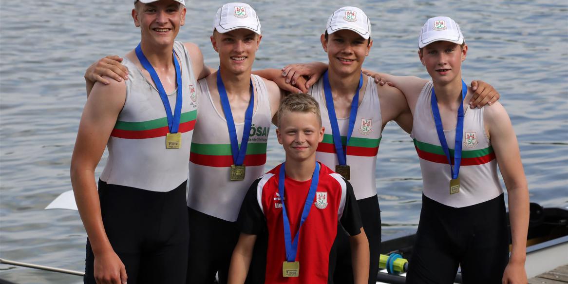 10 Goldmedaillen für Sportschüler bei Ruder-Landesmeisterschaften