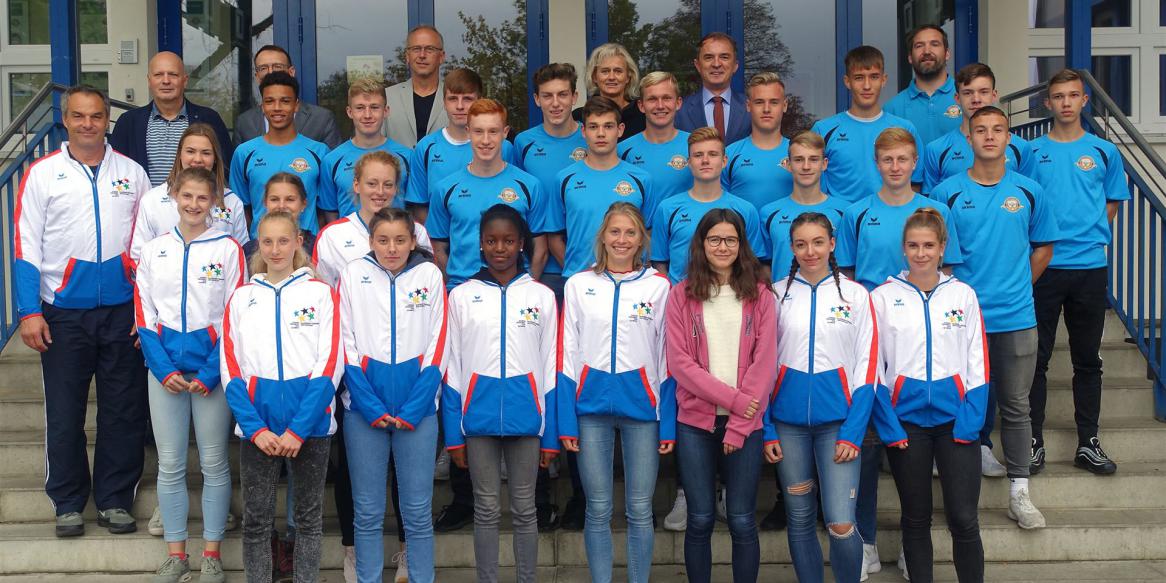 Hoher Besuch am Sportgymnasium