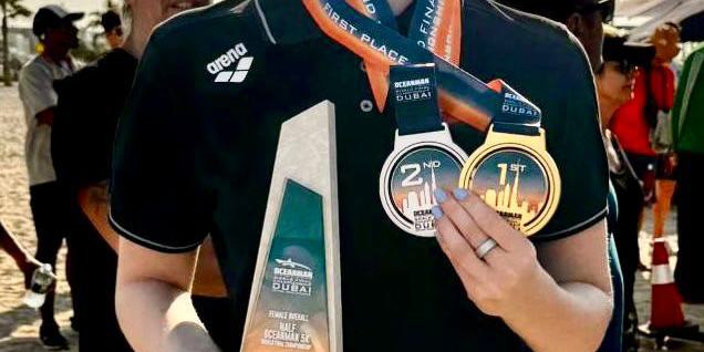 Start und Sieg bei der Oceanman-Serie