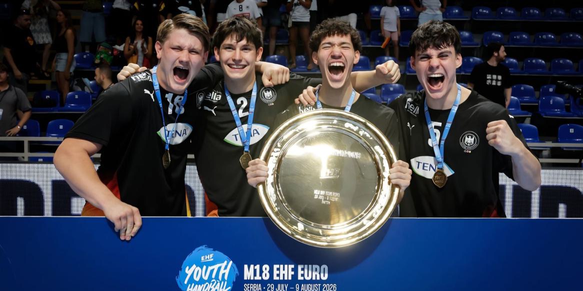 Die deutschen U18-Handballer sind Europameister!