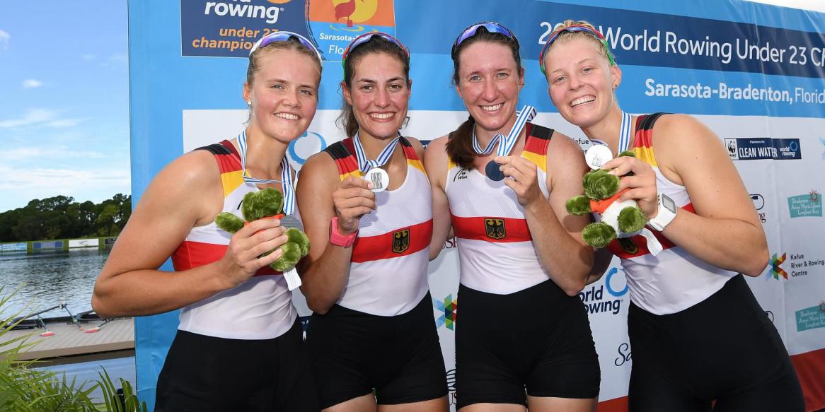 Tabea Kuhnert und Emma Appel gewinnen Silber bei der U-23 WM in Florida