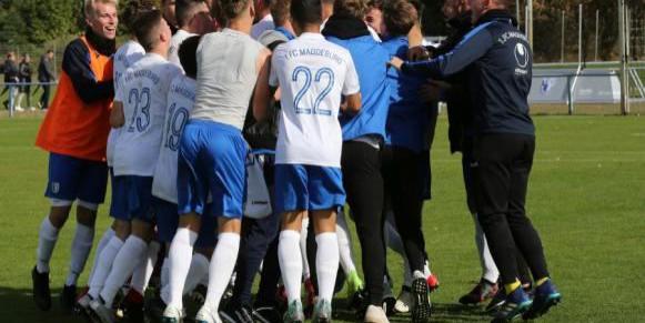 A-Junioren des 1. FC Magdeburg stehen im Viertelfinale des DFB-Pokals